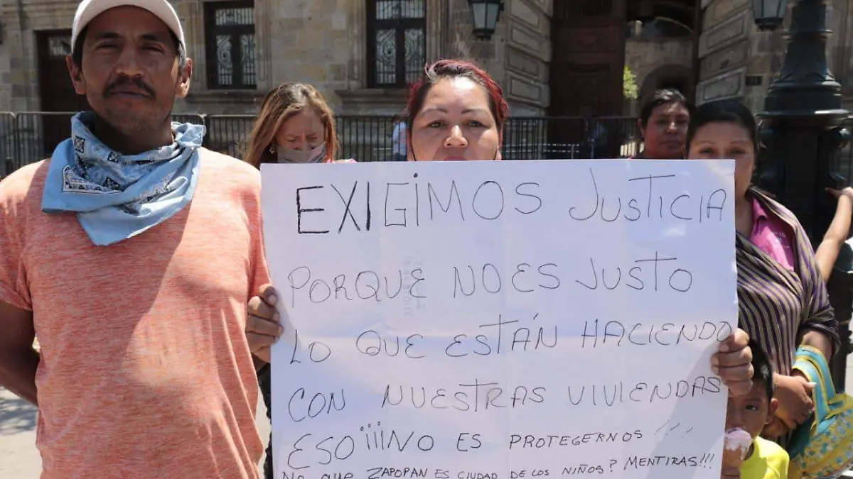 Manifestación de afectados Arroyo El Seco